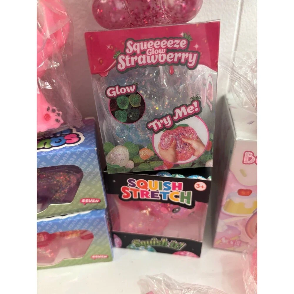 RMS Crazy Fun Five Below squishy sugar, Taba, Butter huge PINK LOT of 22